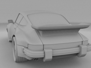 1975 porsche 911 930 3D Model