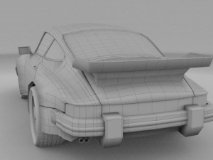 1975 porsche 911 930 3D Model
