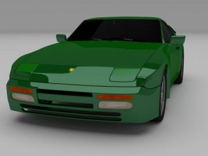 porsche 944 924 3D Модель