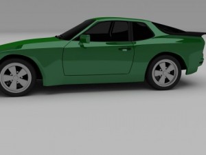 porsche 944 924 3D Модель