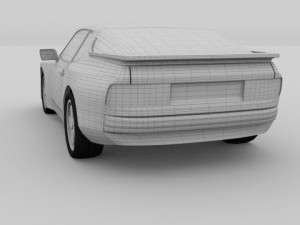 porsche 944 924 3D Модель