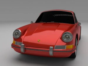 classic porsche collection 3D Model