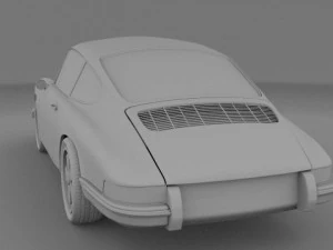 classic porsche collection 3D Model