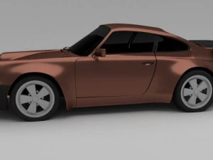 classic porsche collection 3D Model