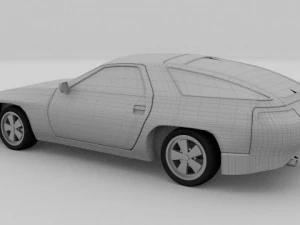 classic porsche collection 3D Model