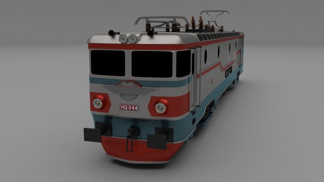 class 42 electric locomotive 3D Model .c4d .max .obj .3ds .fbx .stl .blend 