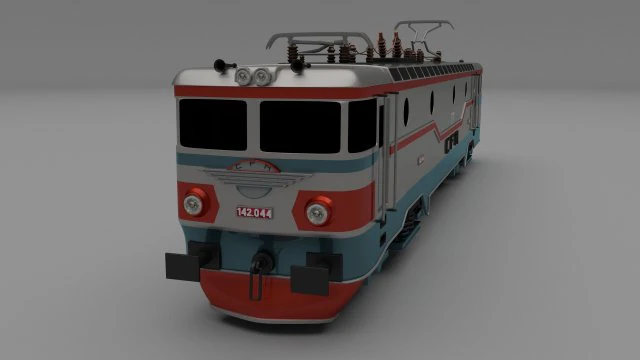 locomotiva el&eacute;trica classe 42 Modelo 3D .c4d .max .obj .3ds .fbx .stl .blend 
