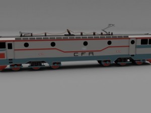 class 42 electric locomotive 3D Model