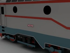 locomotiva el&eacute;trica classe 42 Modelo 3D