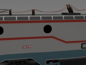 class 42 electric locomotive 3D Model