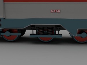 class 42 electric locomotive 3D Model
