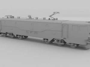 locomotiva el&eacute;trica classe 42 Modelo 3D