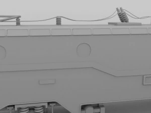 locomotiva el&eacute;trica classe 42 Modelo 3D