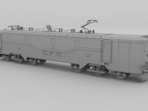 locomotiva el&eacute;trica classe 42 Modelo 3D