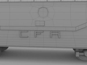 locomotiva el&eacute;trica classe 42 Modelo 3D