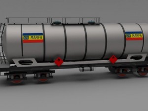 cfr train tanker car 3D मॉडल