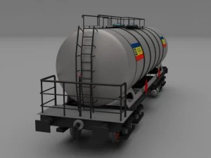 cfr train tanker car 3D Model