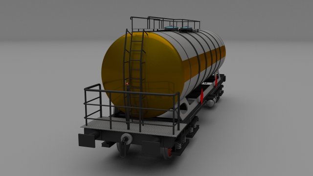 train tanker car 3D Model .c4d .max .obj .3ds .fbx .stl .blend 