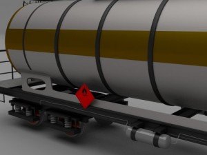 train tanker car 3D Model