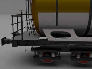 train tanker car 3D Model