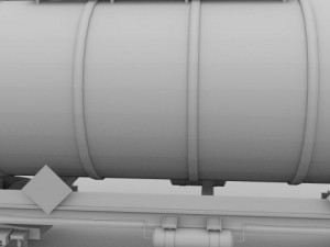 train tanker car 3D Model