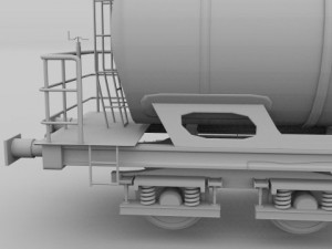 train tanker car 3D Model