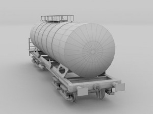 train tanker car 3D Model