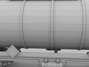 train tanker car 3D Model