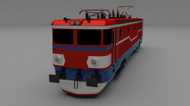 electric locomotive Modelo 3D .c4d .max .obj .3ds .fbx .stl .blend 