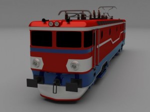electric locomotive 3D Model