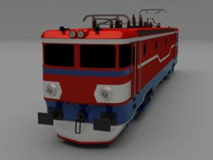 locomotiva el&eacute;trica Modelo 3D