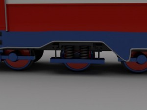 electric locomotive Modelo 3D