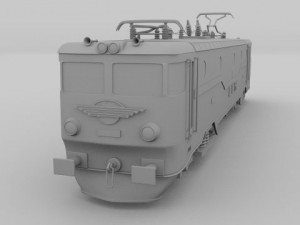electric locomotive Modelo 3D