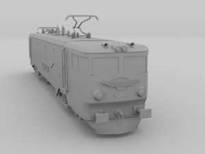 electric locomotive Modelo 3D