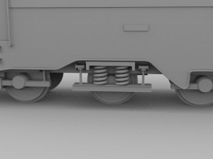 electric locomotive Modelo 3D