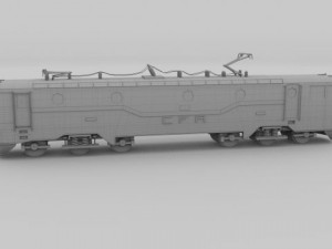 electric locomotive Modelo 3D
