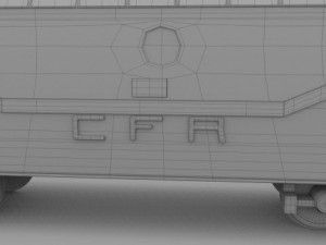 electric locomotive Modelo 3D