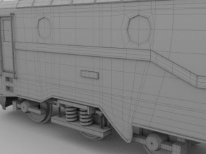 electric locomotive Modelo 3D