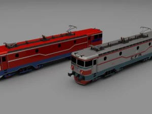 cole&ccedil;&atilde;o de locomotivas Modelo 3D