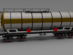 train tanker collection 3D Модель