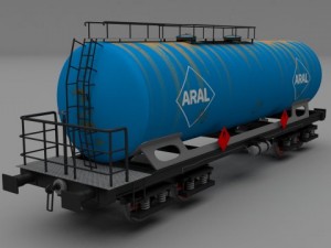 train tanker collection 3D Модель