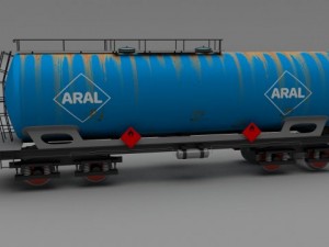 train tanker collection 3D Модель