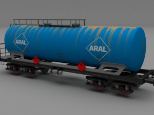 train tanker collection 3D Модель