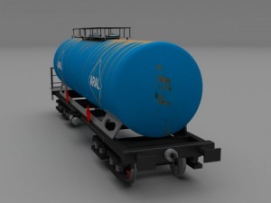 train tanker collection 3D Модель