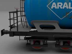 train tanker collection 3D Модель