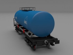train tanker collection 3D Модель