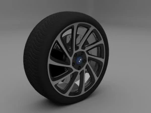 bmw i8 wheel 3D Model