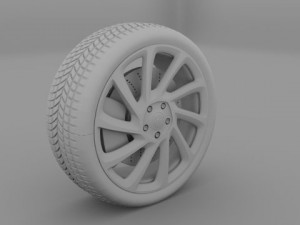 bmw i8 wheel 3D Model