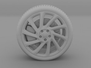 bmw i8 wheel 3D Model