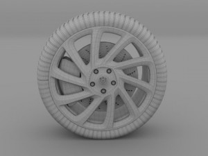 bmw i8 wheel 3D Model